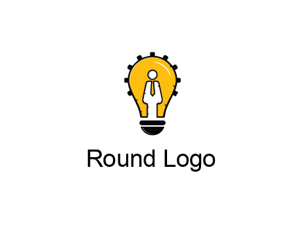 people icon in light bulb