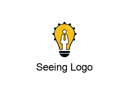 people icon in light bulb