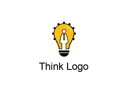 people icon in light bulb