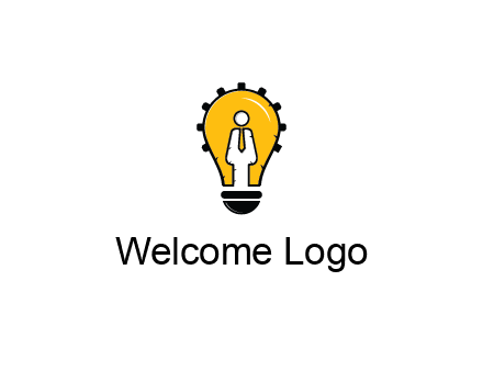 people icon in light bulb