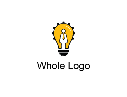people icon in light bulb