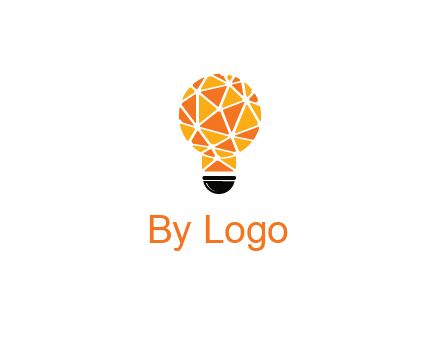 polygonal pattern in light bulb