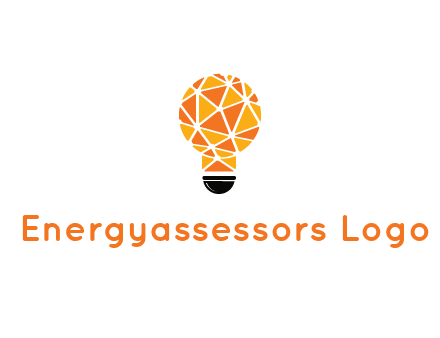 polygonal pattern in light bulb