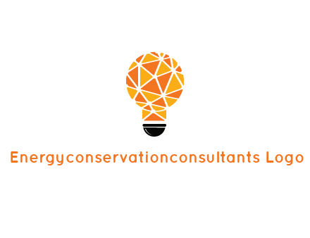 polygonal pattern in light bulb