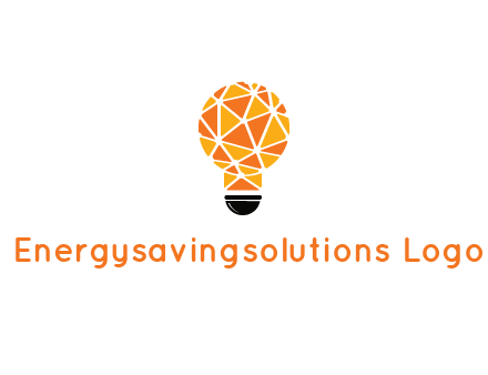 polygonal pattern in light bulb
