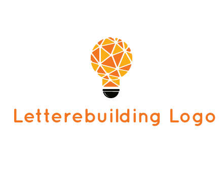 polygonal pattern in light bulb