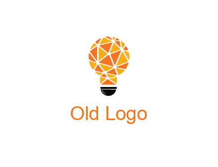 polygonal pattern in light bulb