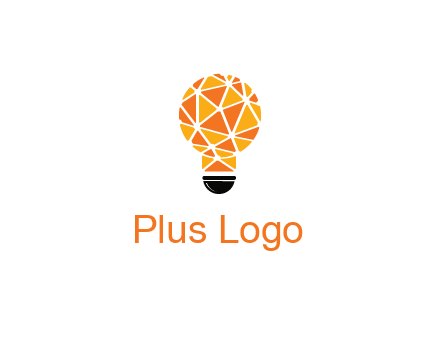 polygonal pattern in light bulb