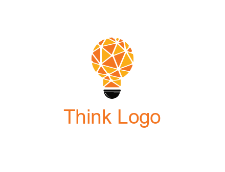 polygonal pattern in light bulb
