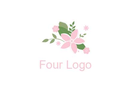 flowers and leaves together