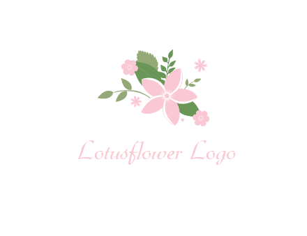 flowers and leaves together