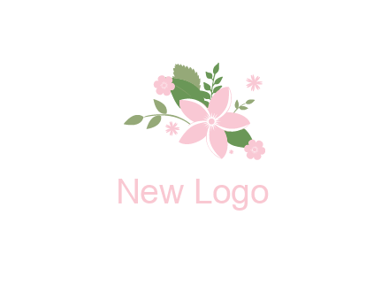 flowers and leaves together