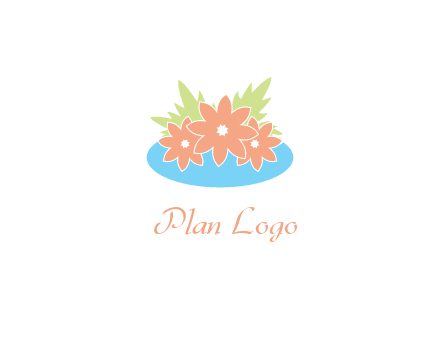 flowers and leaves in pond