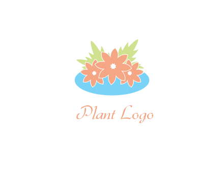 flowers and leaves in pond