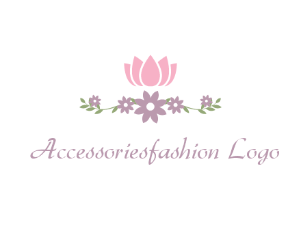 lotus flower with leaves