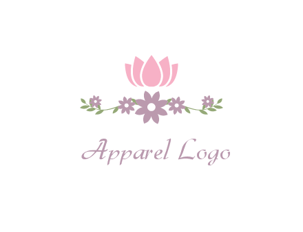 lotus flower with leaves