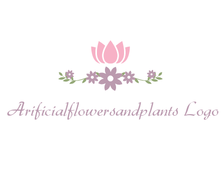 lotus flower with leaves