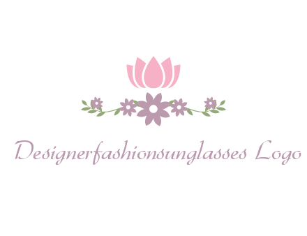 lotus flower with leaves