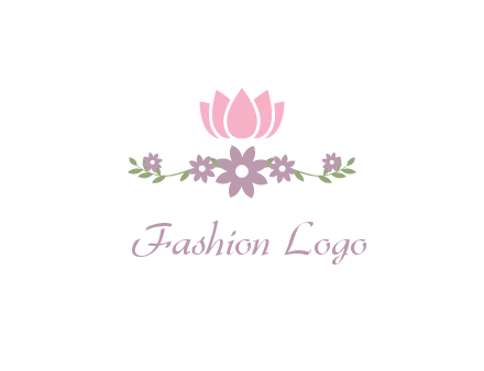 lotus flower with leaves