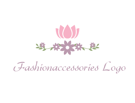 lotus flower with leaves
