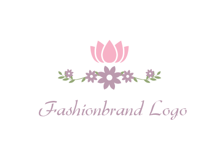 lotus flower with leaves
