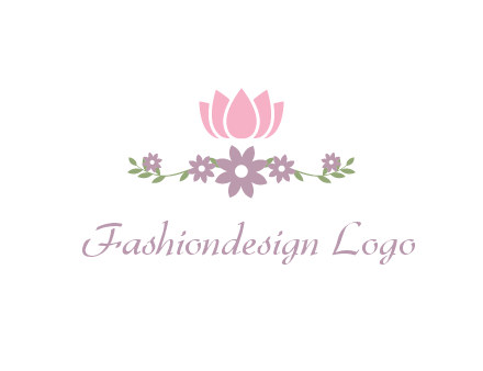 lotus flower with leaves
