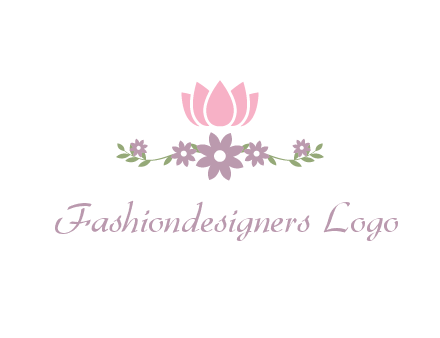 lotus flower with leaves