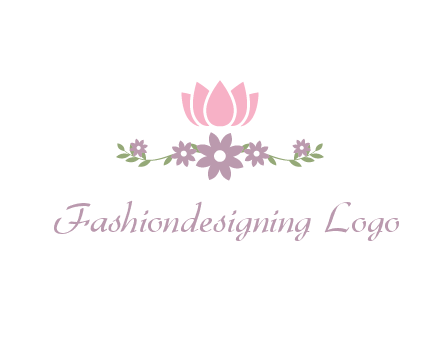 lotus flower with leaves