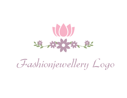 lotus flower with leaves