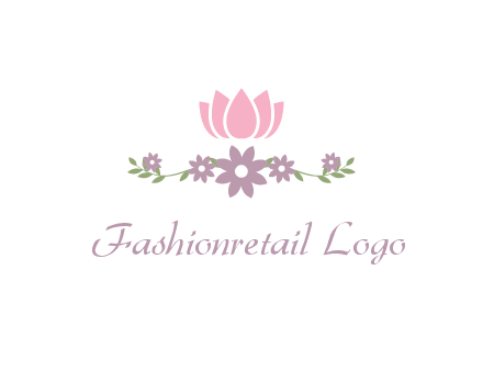 lotus flower with leaves