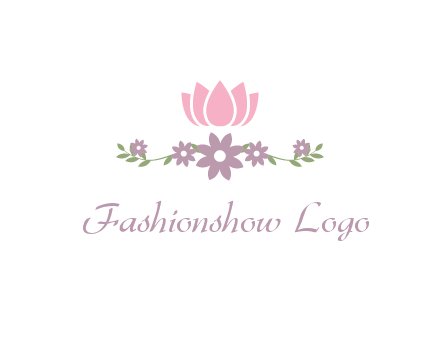 lotus flower with leaves