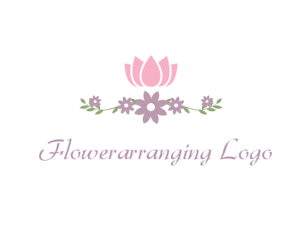 lotus flower with leaves