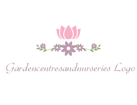 lotus flower with leaves