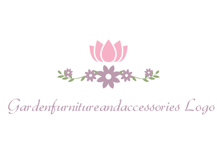 lotus flower with leaves