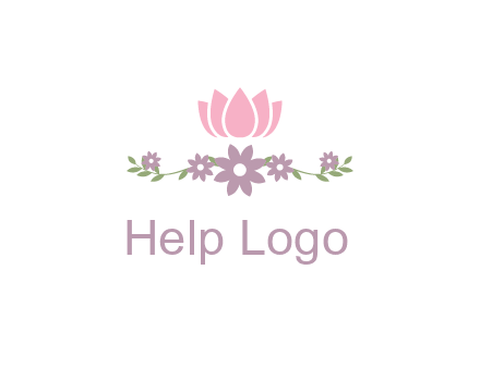 lotus flower with leaves