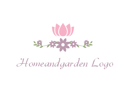 lotus flower with leaves