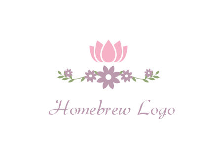 lotus flower with leaves
