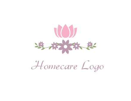 lotus flower with leaves