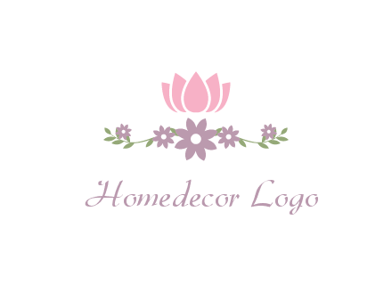 lotus flower with leaves
