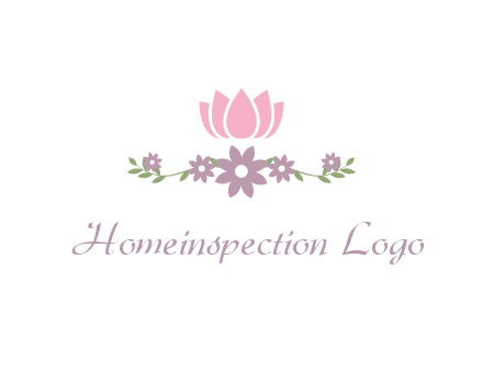 lotus flower with leaves