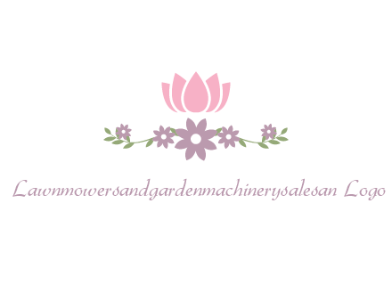 lotus flower with leaves