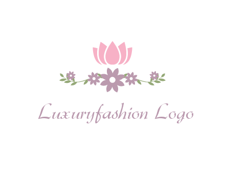 lotus flower with leaves