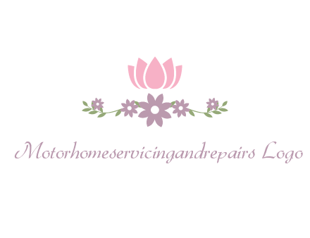 lotus flower with leaves