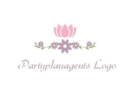 lotus flower with leaves