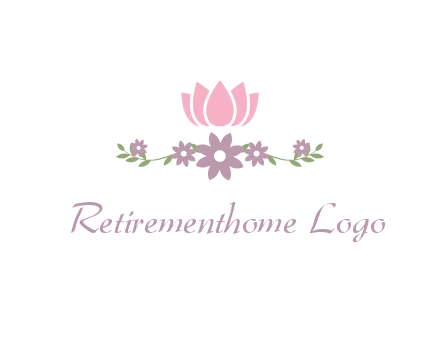 lotus flower with leaves