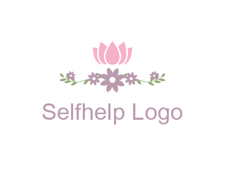 lotus flower with leaves