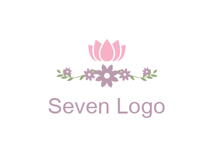 lotus flower with leaves
