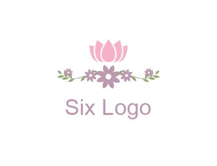 lotus flower with leaves