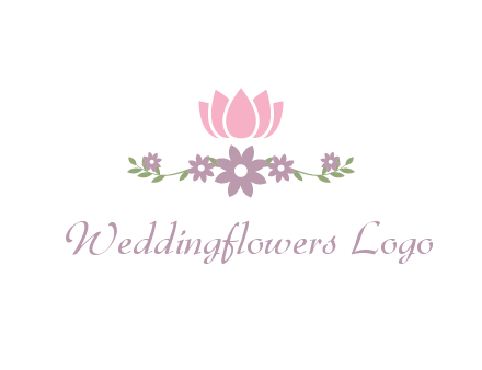 lotus flower with leaves