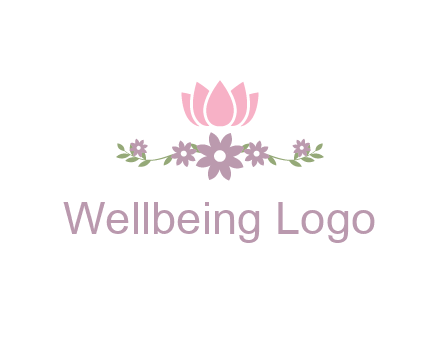 lotus flower with leaves